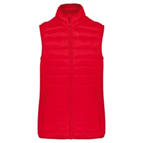 Doudoune légère sans manches - K6114 - femme - rouge 
