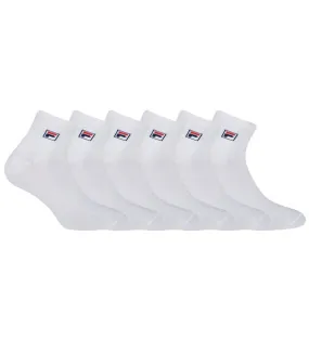 Lot N1 De 6 Paires De Lowcut Fila Blanc 39/42